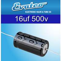 EVATCO 16uf 500v Axial Capacitors