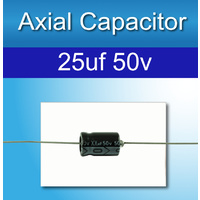 25uf 50v Axial Capacitors