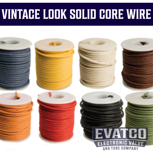 Solid Core Cloth Covered Wire