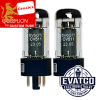 Matched Pair 6V6GT Genalex Gold Lion