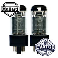 Matched Pair 6V6GT Mullard